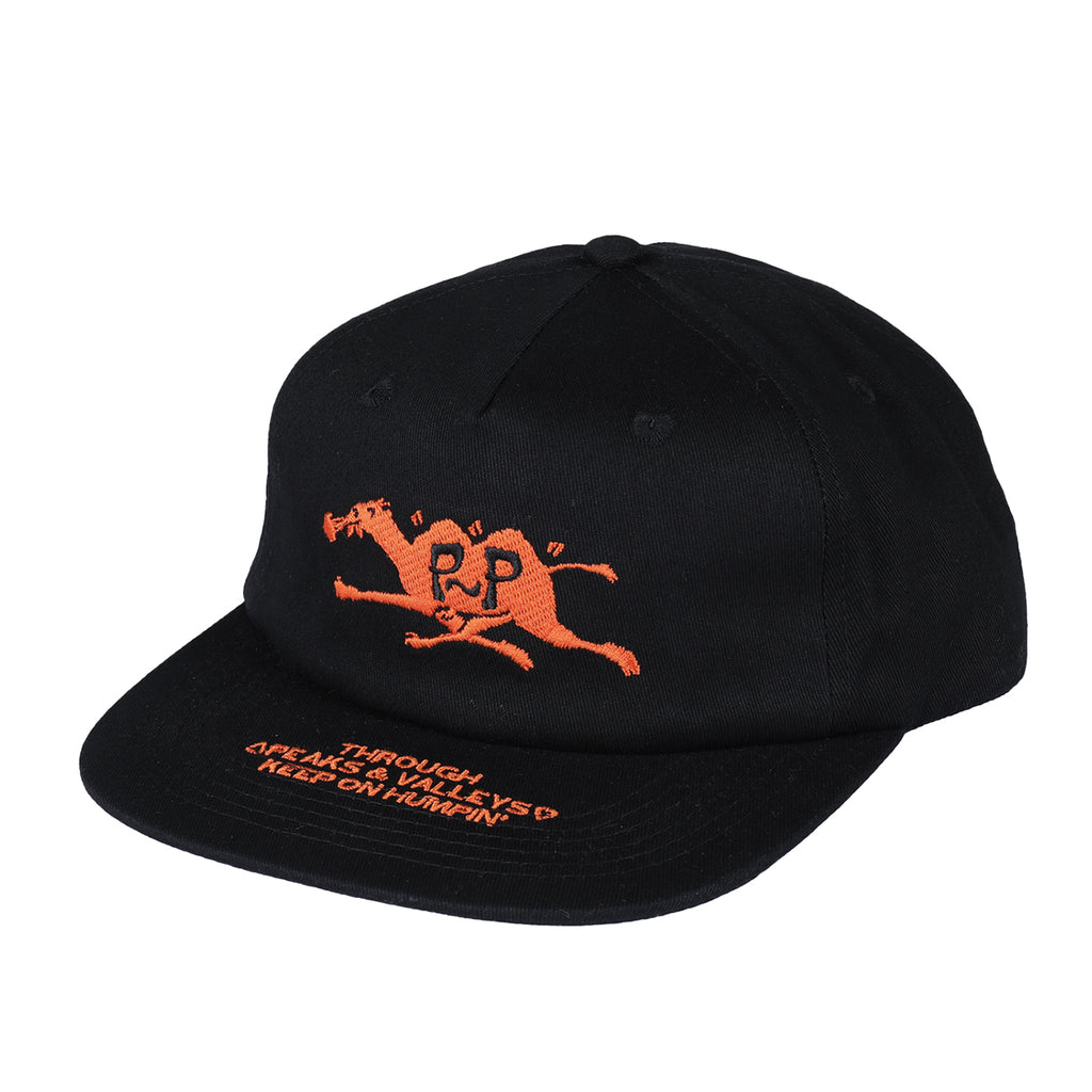 Pass~Port Peaks & Valleys Workers 5 Panel Cap - Black