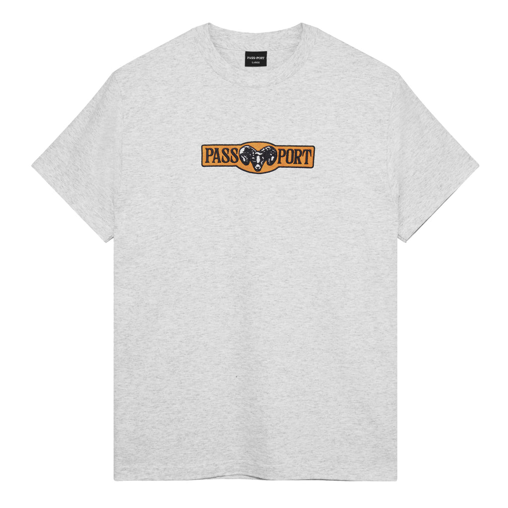 PASS~PORT Ram T Shirt - Ash - front