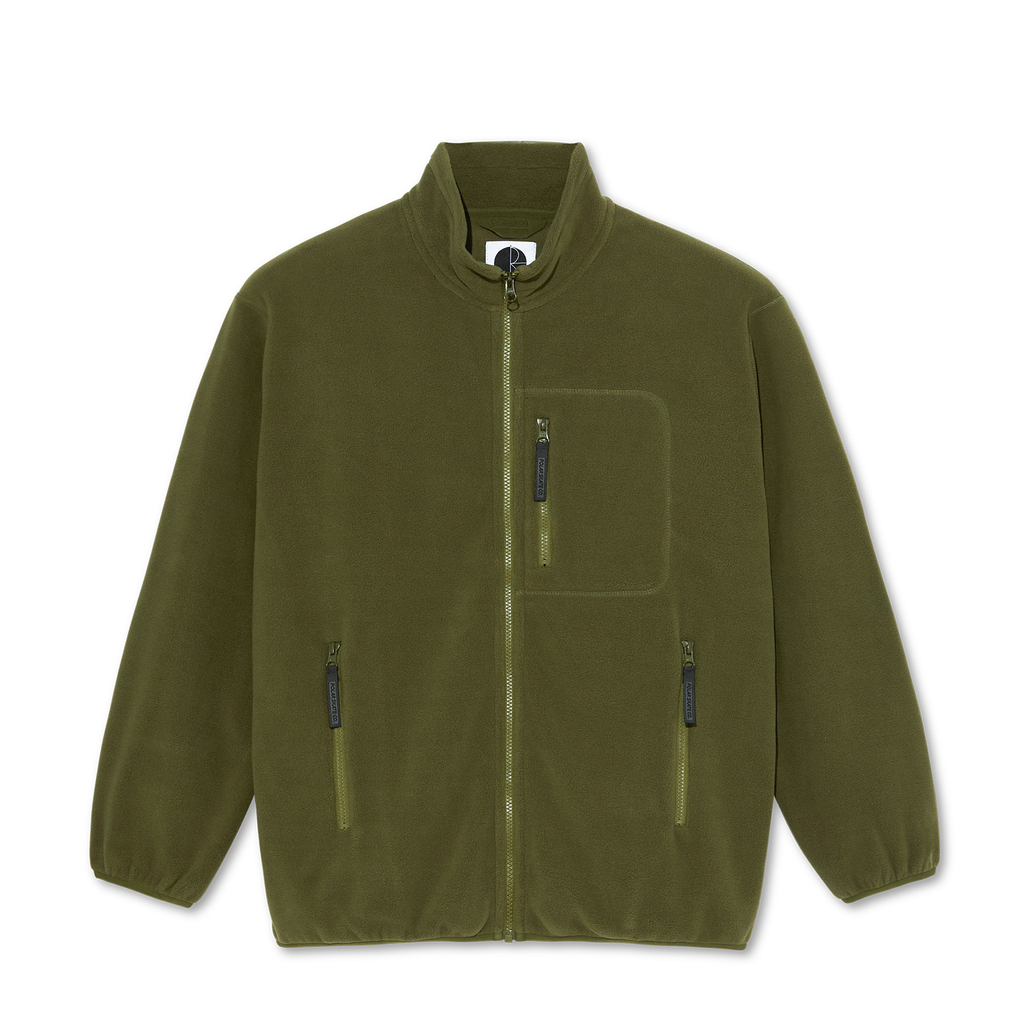 Polar Skate Co Basic Fleece Jacket - Army Green - main