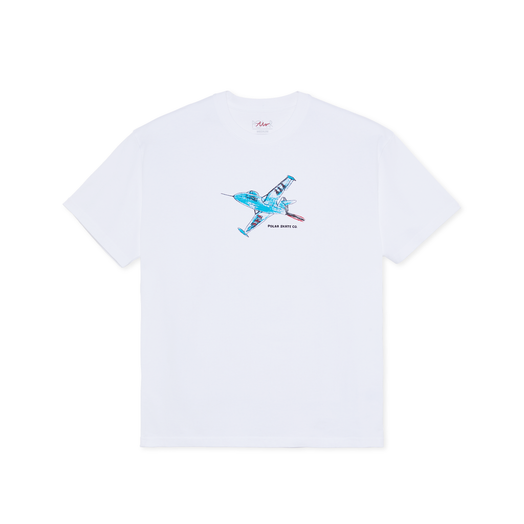Polar Skate Co Panter Jet T Shirt - White - main