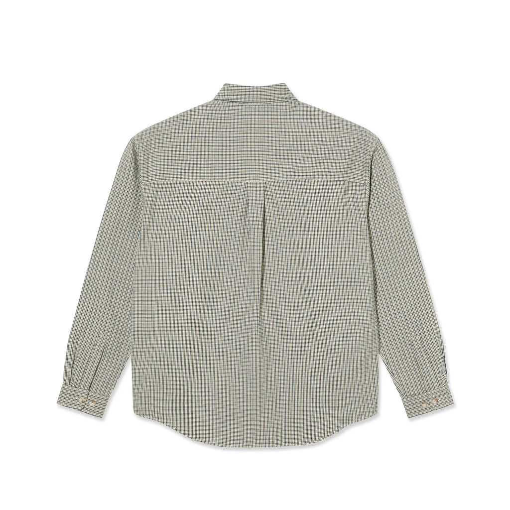 Polar Skate Co Mitchell Flannel L/S Shirt - Creme Check