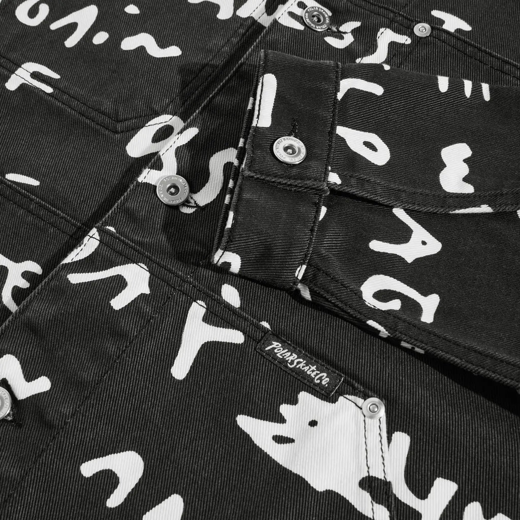 Polar Skate Co Patrik Sad Notes Jacket -  Black / White