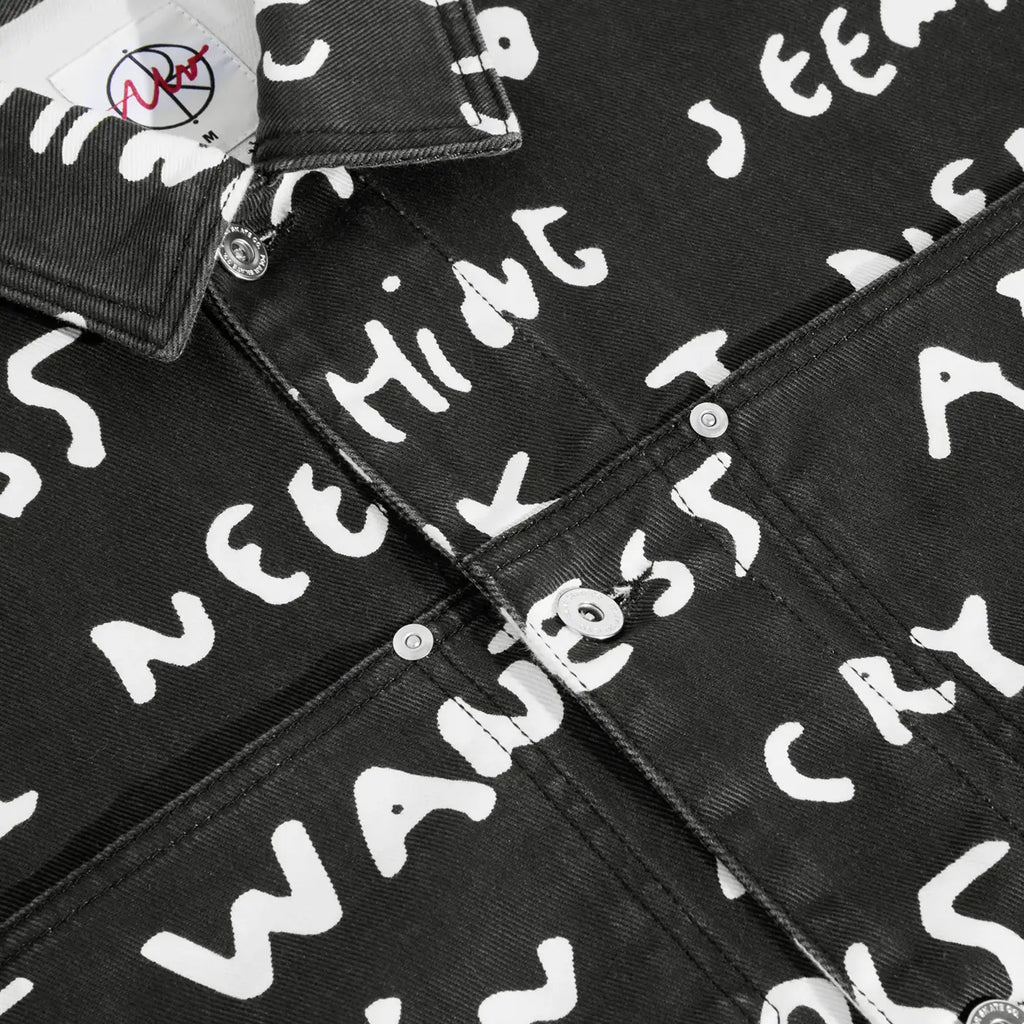 Polar Skate Co Patrik Sad Notes Jacket -  Black / White
