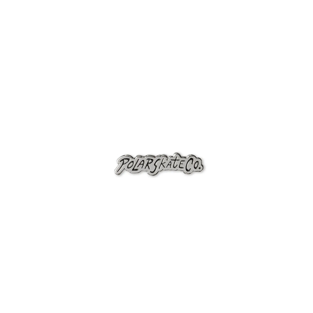 Polar Skate Co No Surf Logo Pin - Silver / Black