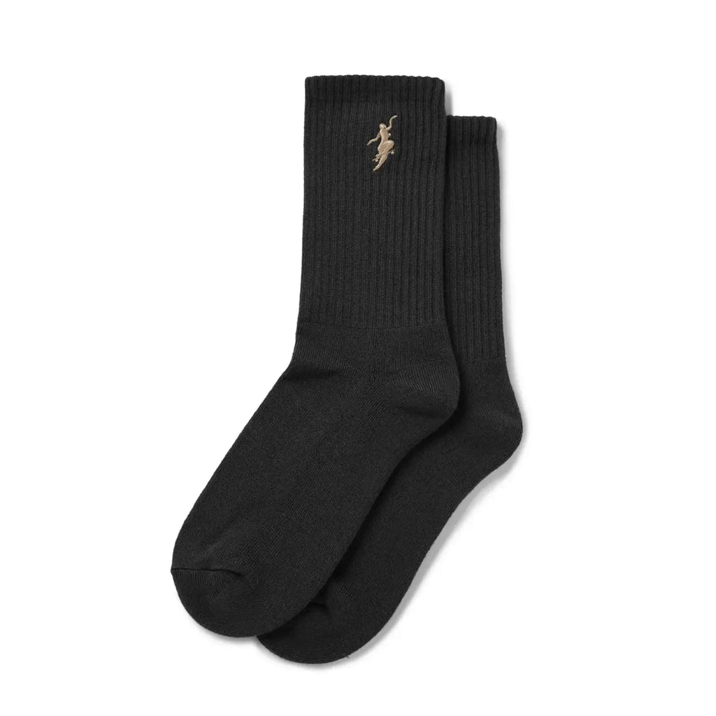 Polar Skate Co Skate Rib No Comply Socks - Black / Brown