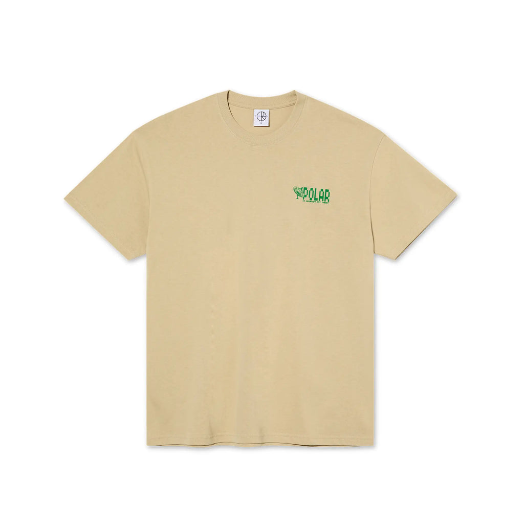 Polar Skate Co Anyone Out There T Shirt - Sand