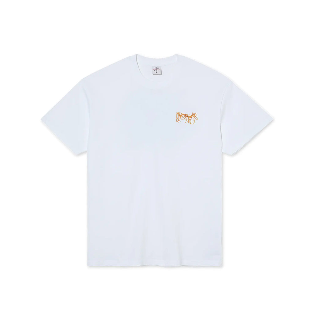 Polar Skate Co Green Spider T Shirt - White