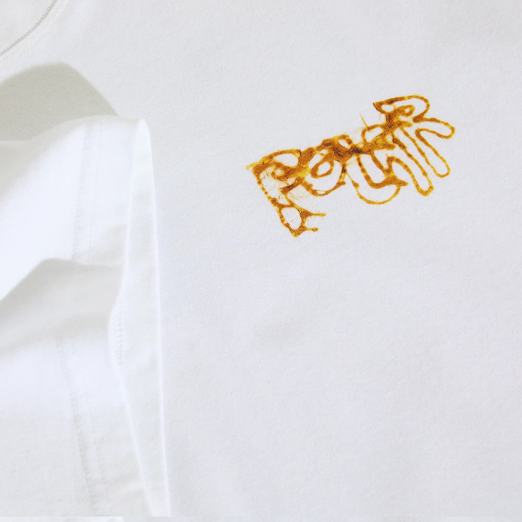 Polar Skate Co Green Spider T Shirt - White