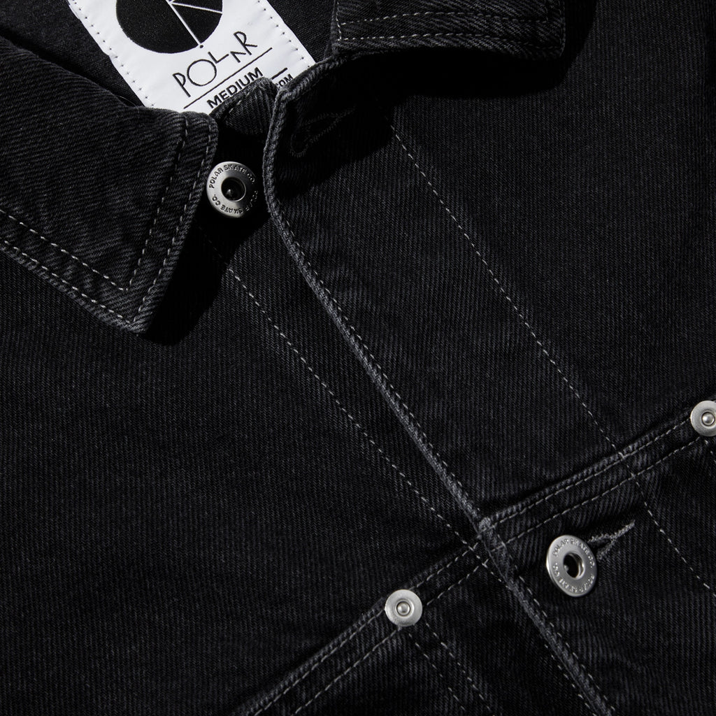 Polar Skate Co Patrik Denim Jacket - Silver Black