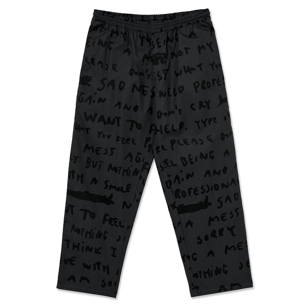Polar Skate Co Sad Notes Surf Pants - Graphite