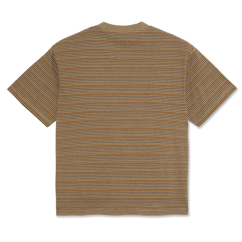 Polar Skate Co Stripe Surf T Shirt - Camel