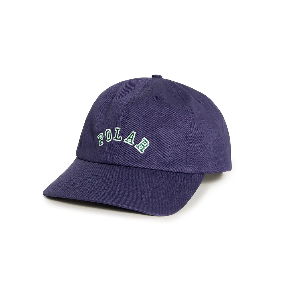 Polar Skate Co College Logo Sai Cap - Navy - front