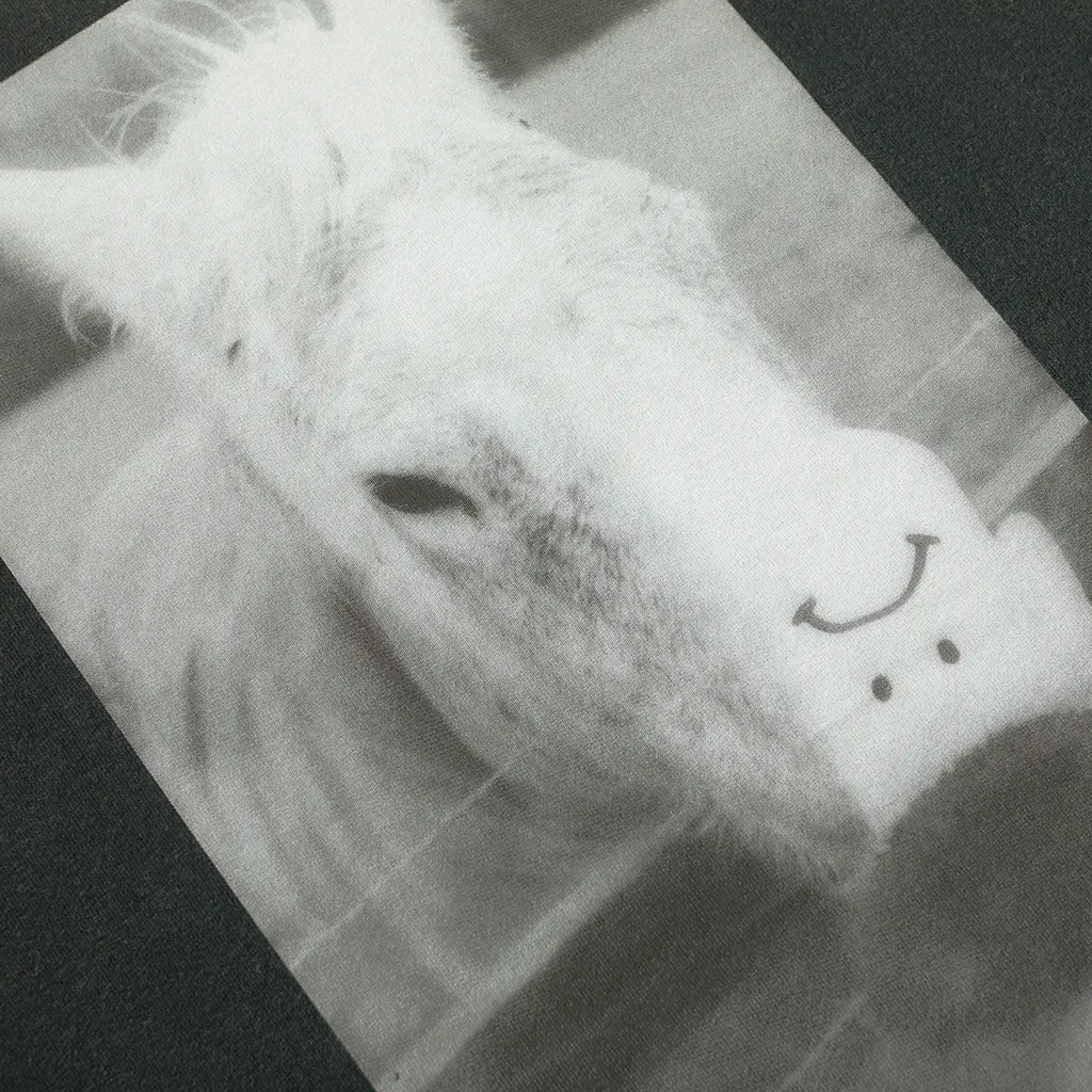 Polar Skate Co Horse Hand T Shirt - Silver Black - closeup2
