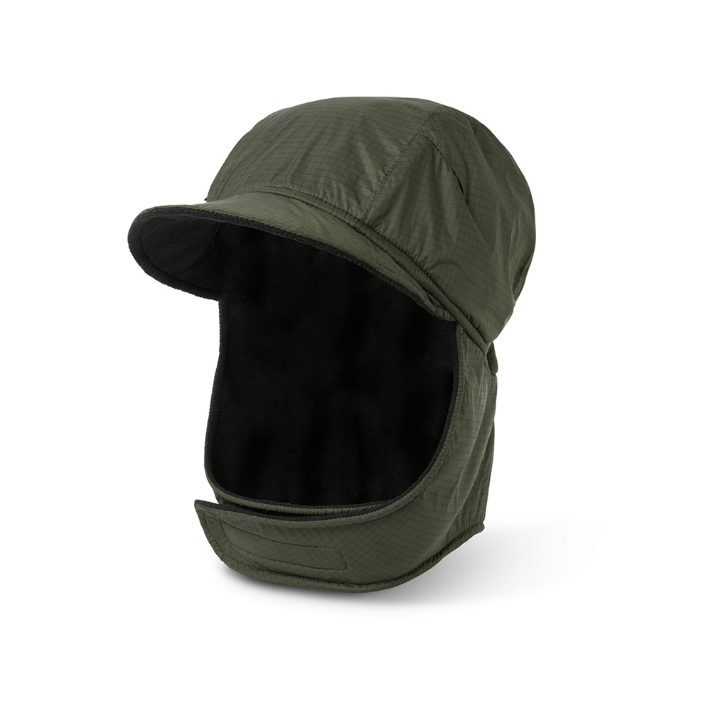 Luke Flap Cap in Grey Green by Polar Skate Co - Front