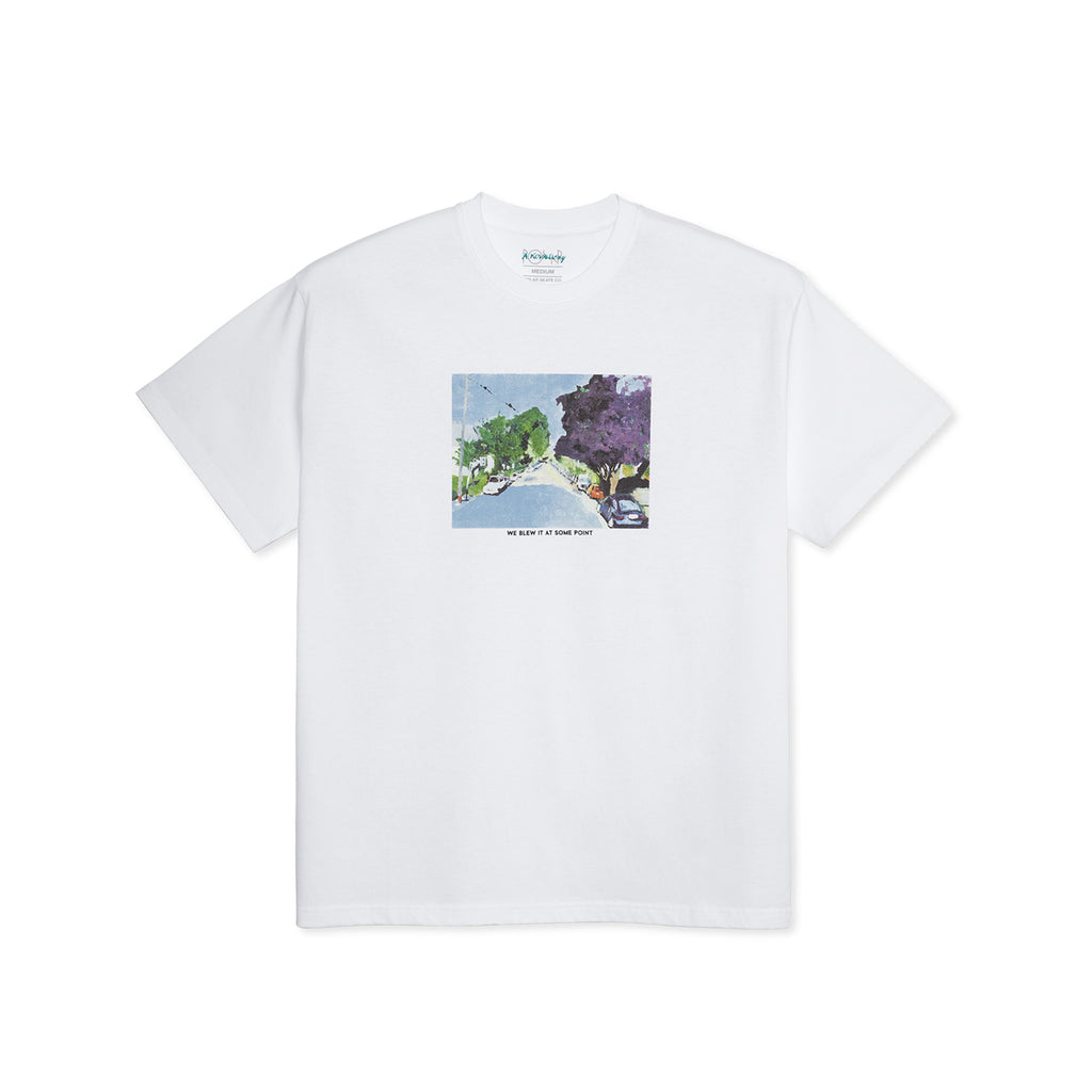 Polar Skate Co We Blew It at Some Point T Shirt White - Front 