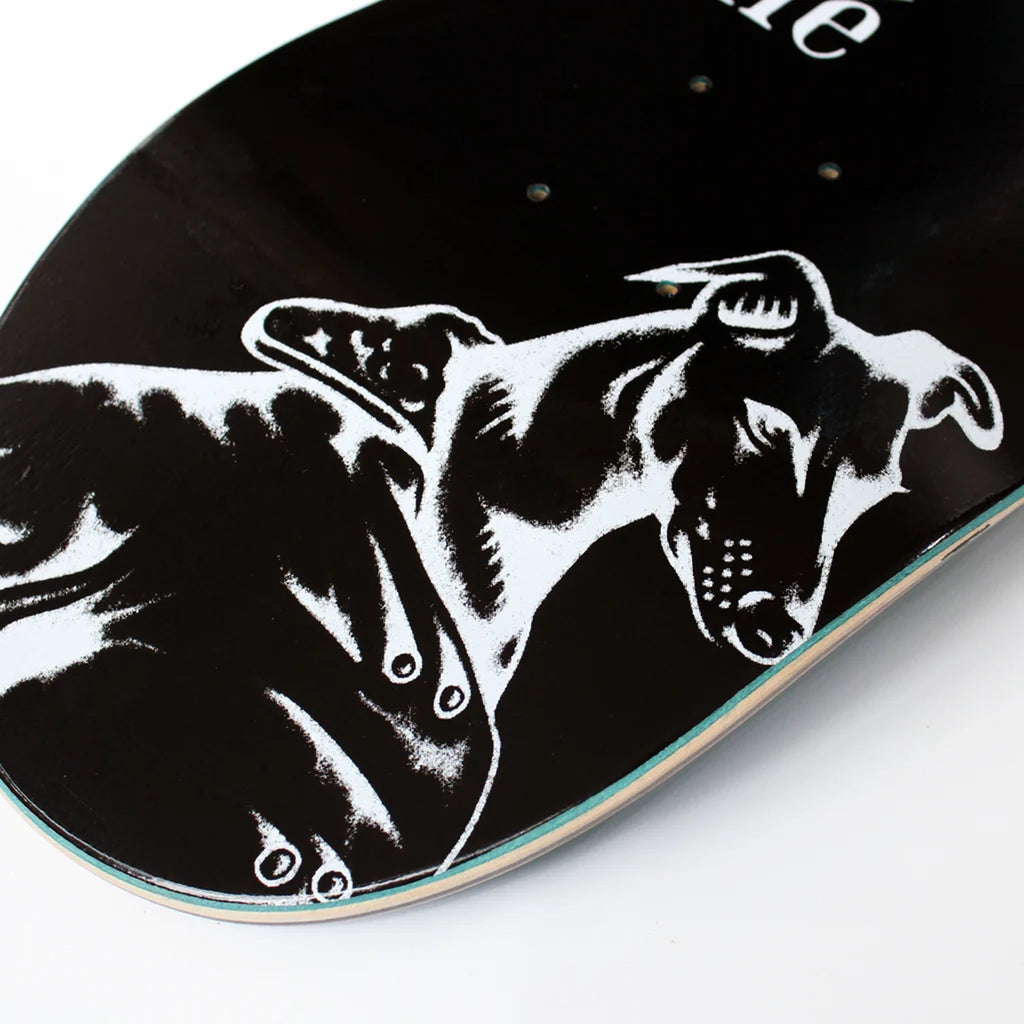 Skateboard Cafe Pooch Skateboard Deck  - Black 8.125"