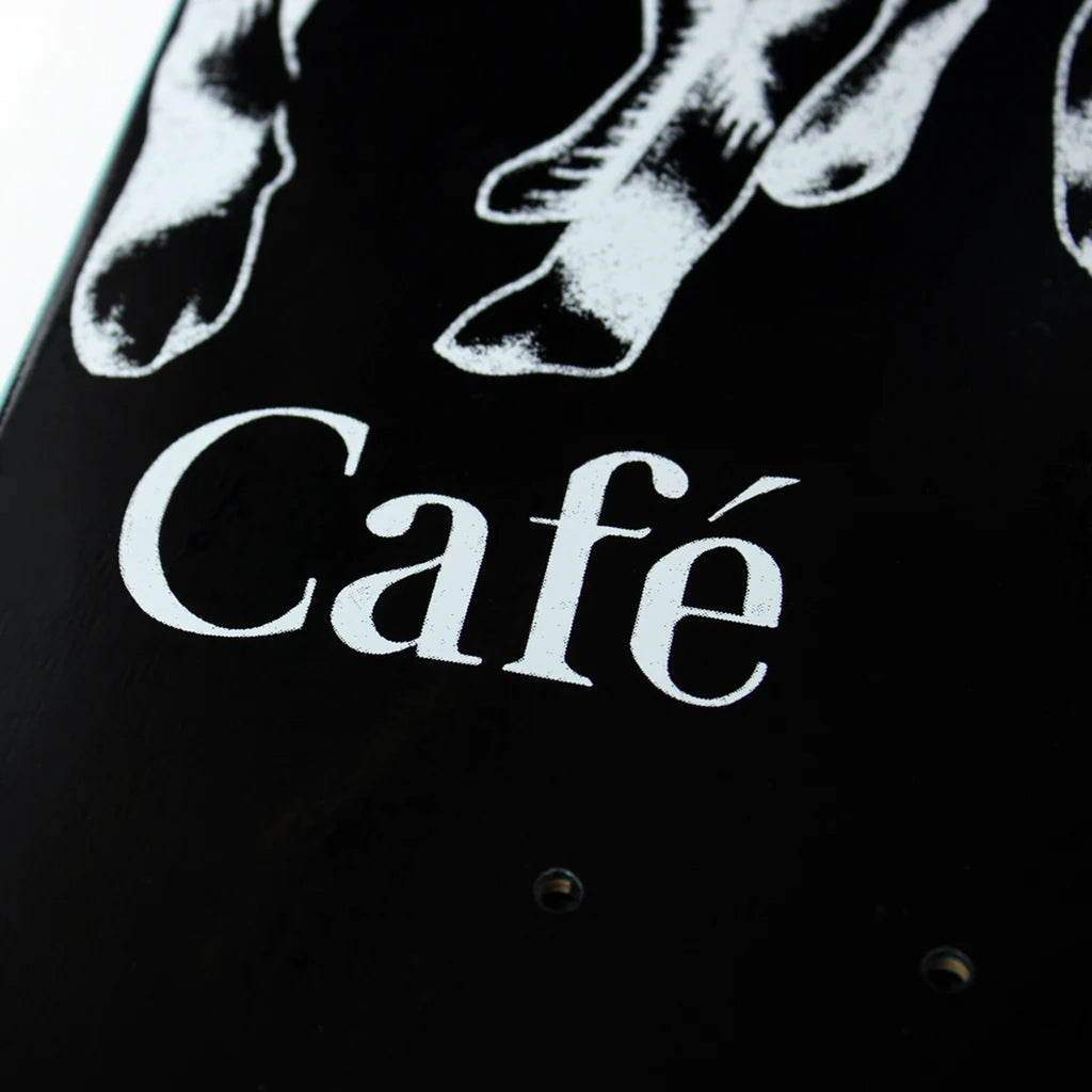 Skateboard Cafe Pooch Skateboard Deck  - Black 8.125"