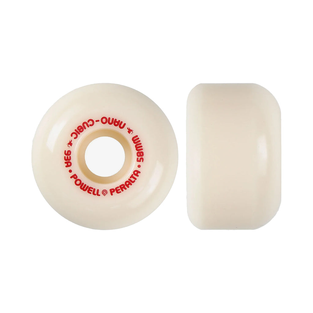 Powell Peralta Dragon Nano Cubic Wheels - 58MM - Off White