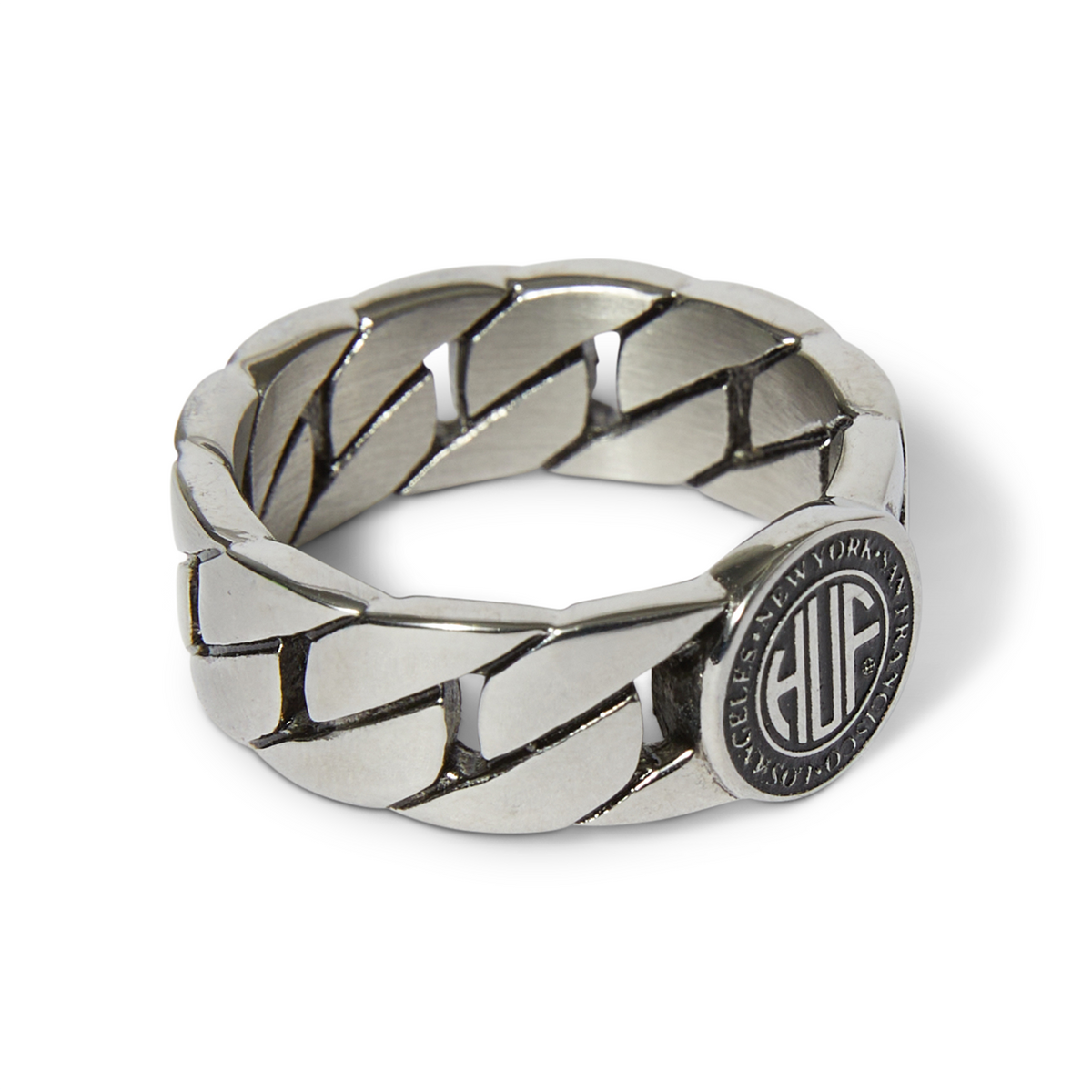 Regional Cuban Link Ring in Silver by HUF | Bored of Southsea