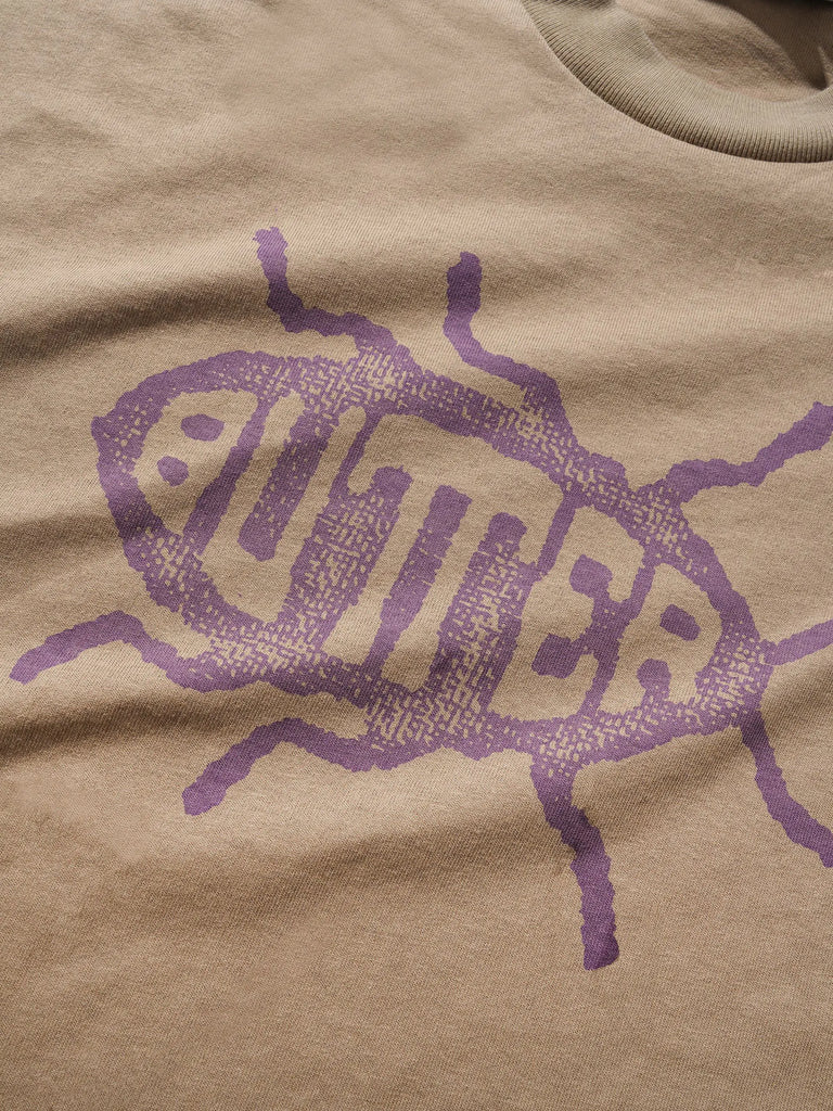 Butter Goods Roach T Shirt - Stone - closeup