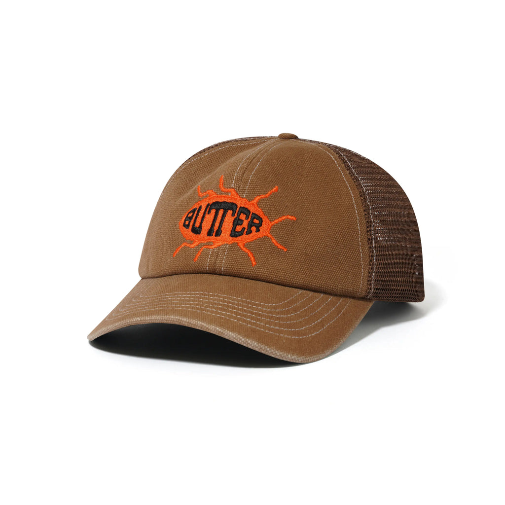 Butter Goods Roach Trucker Cap - Chocolate - front