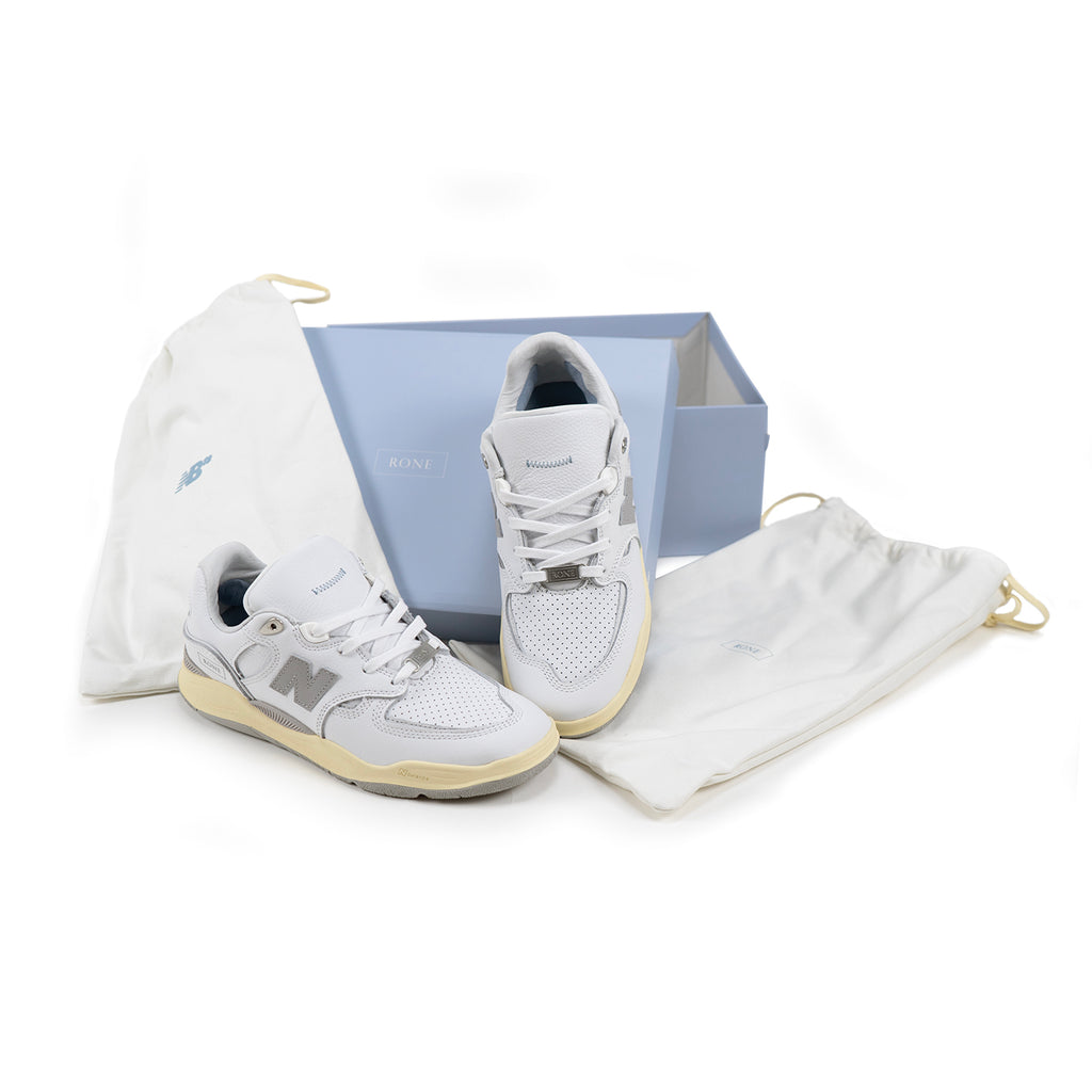 New Balance Numeric 1010 Tiago Shoes x RONE - White / Light Grey