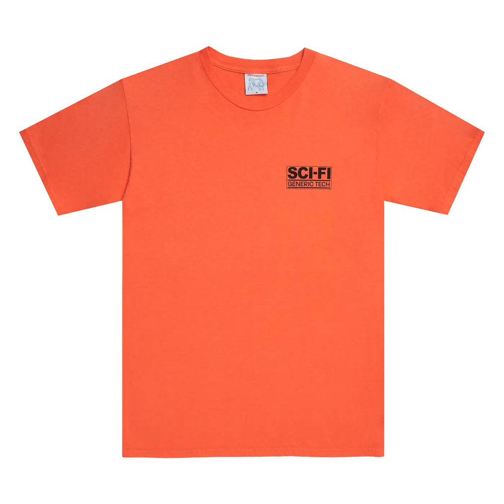 Sci-Fi Fantasy Generic Tech T Shirt - Bright Salmon