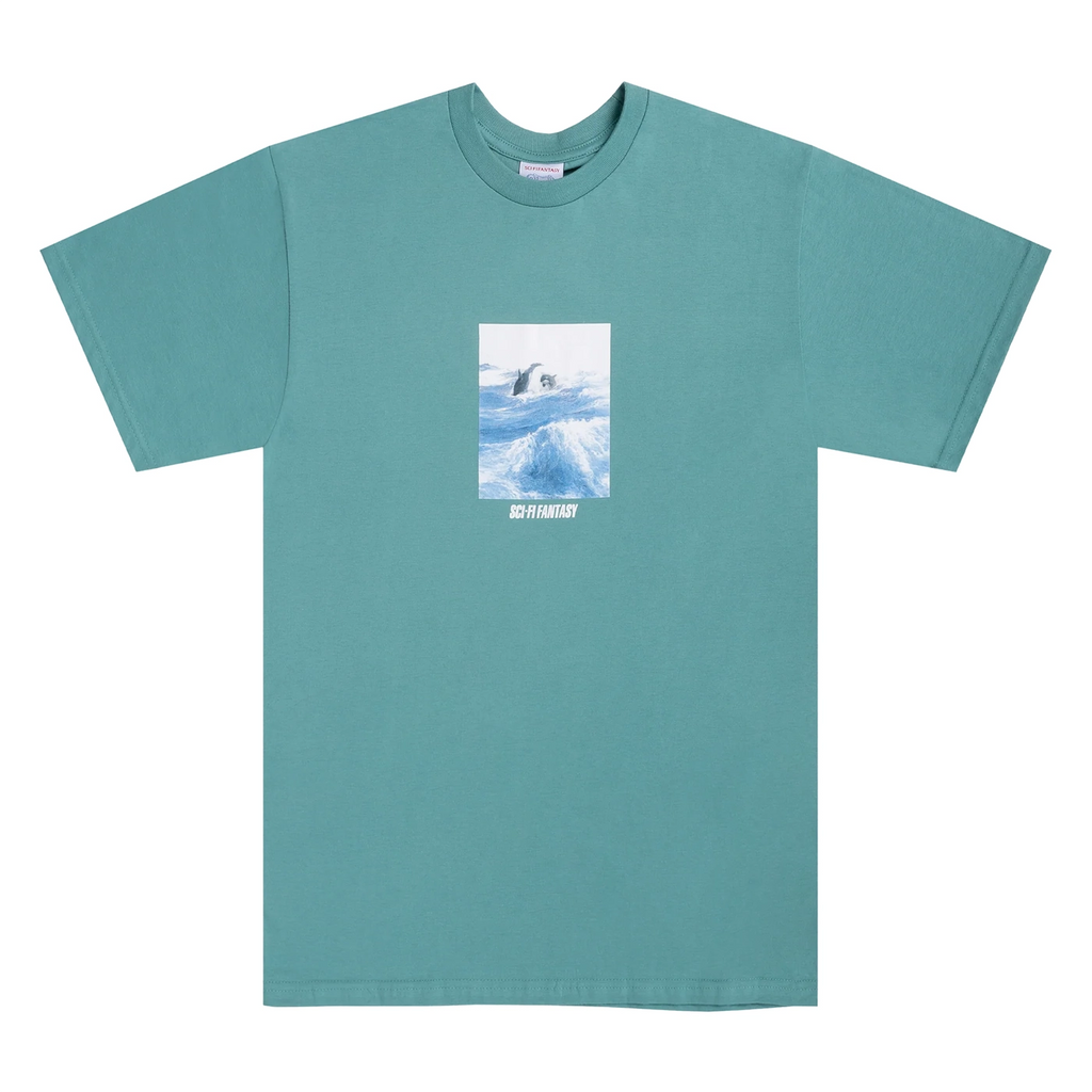 Sci-Fi Fantasy Killer Whale T Shirt - Seafoam