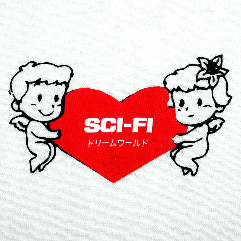 Sci-Fi Fantasy Love T Shirt - White