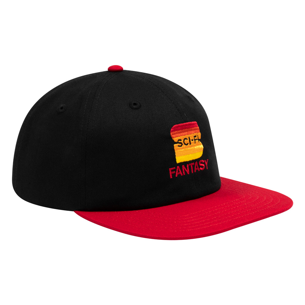 Sci-Fi Fantasy 'S' Cap - Black / Red