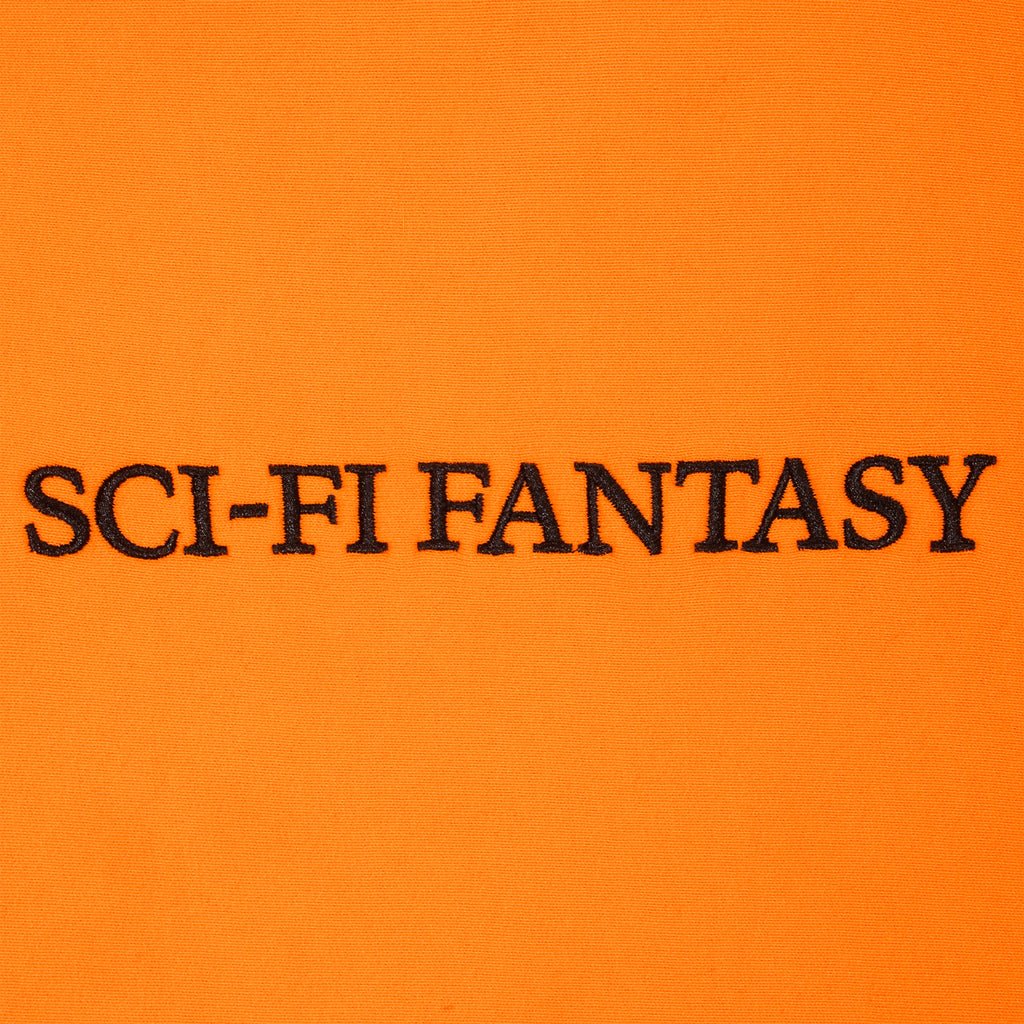 Sci-Fi Fantasy Logo Hoodie - Cantaloupe - close up