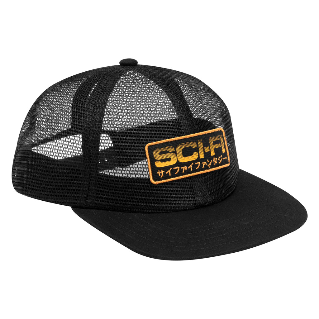 Sci-Fi Fantasy Mesh Cap - Black