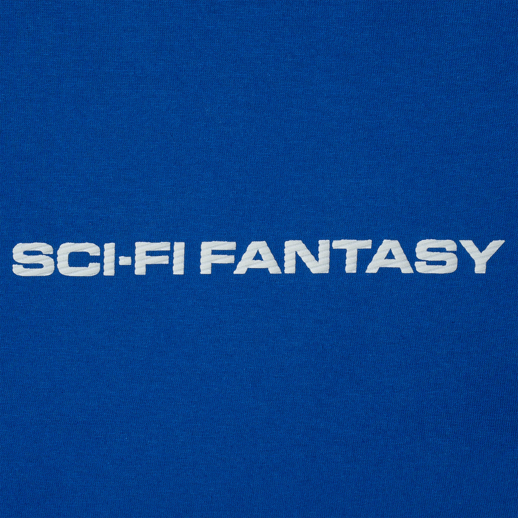 Sci-Fi Fantasy Textured Logo T Shirt - Royal