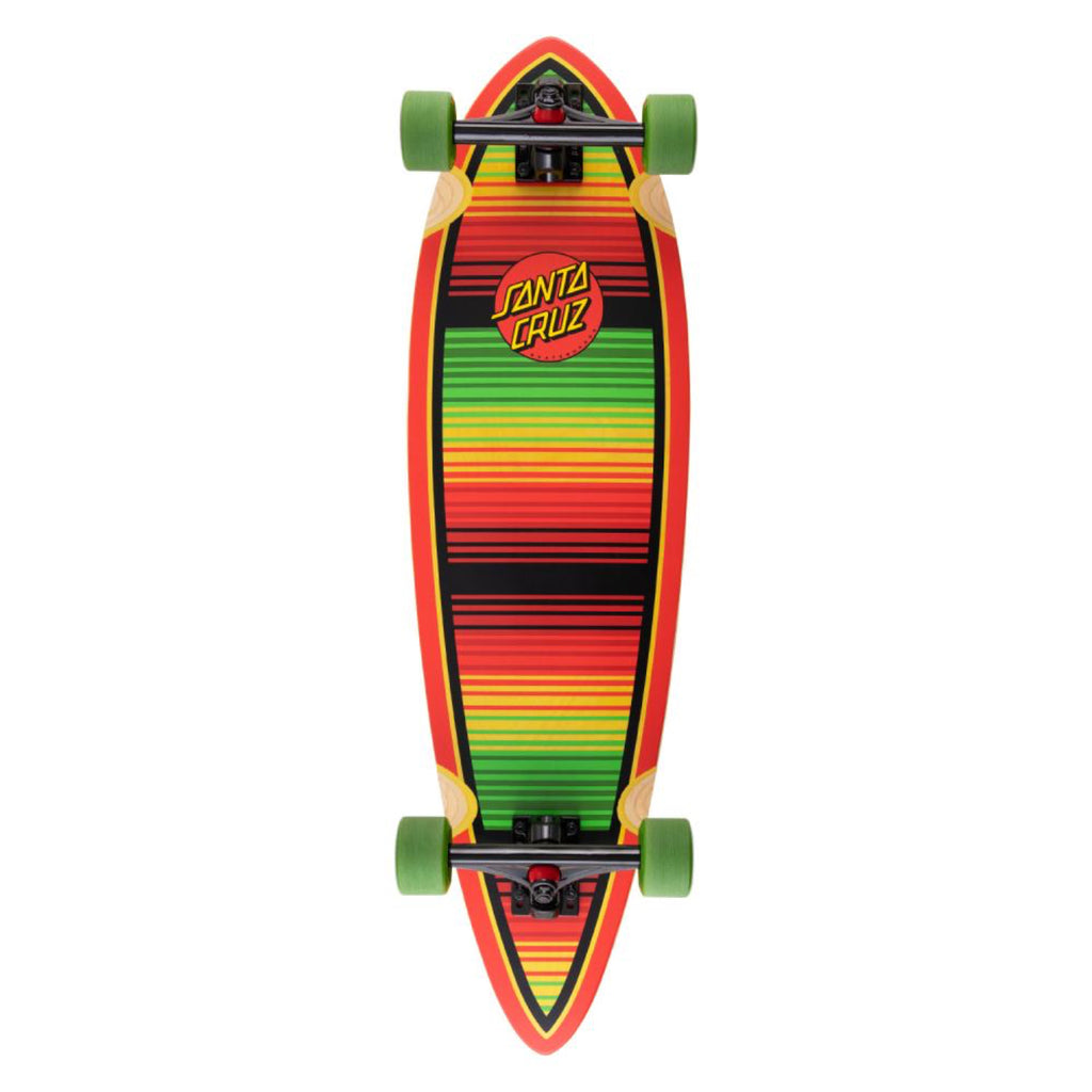 Santa Cruz Complete Serape Dot Pintail Longboard - 33" - bottom