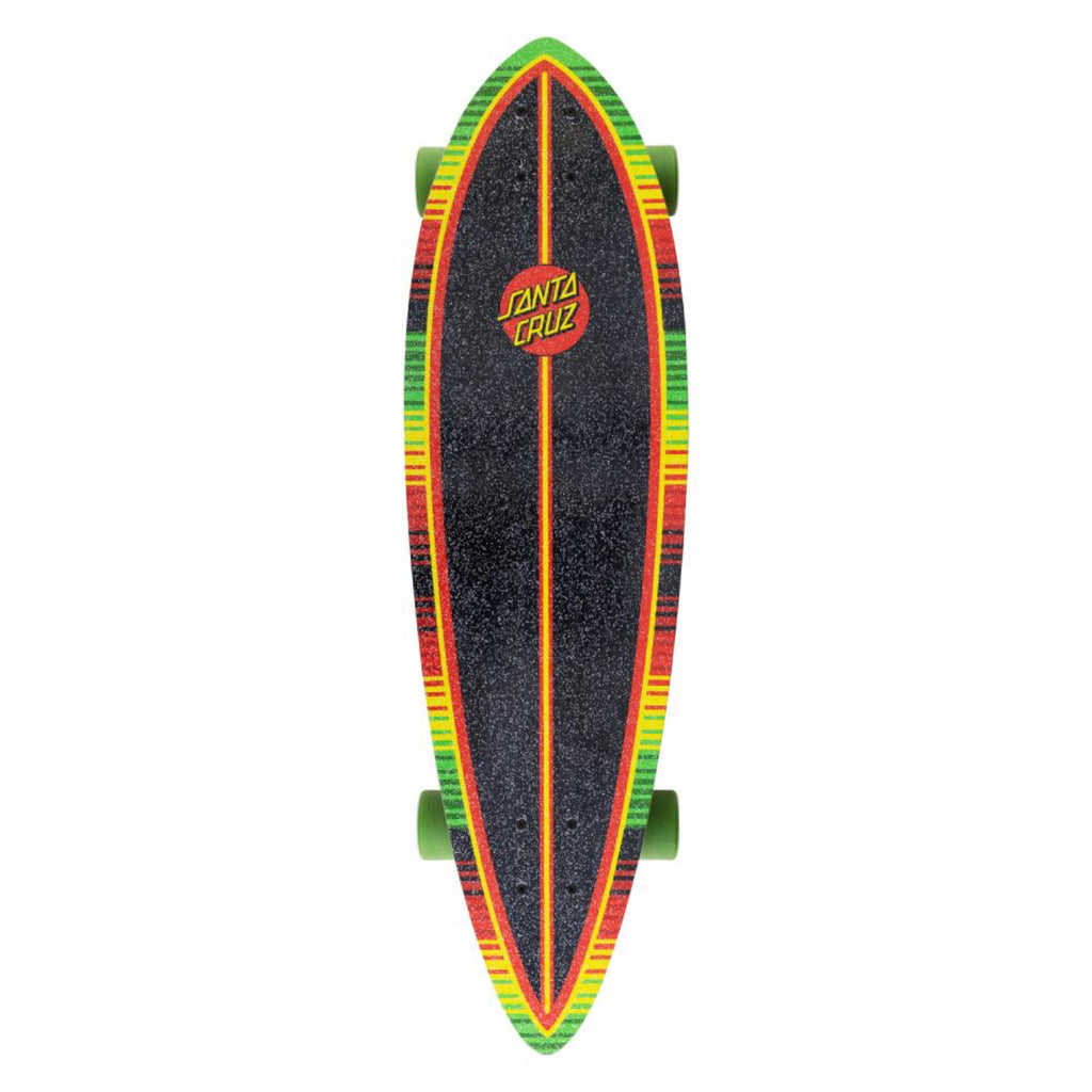 Santa Cruz Complete Serape Dot Pintail Longboard - 33" - top