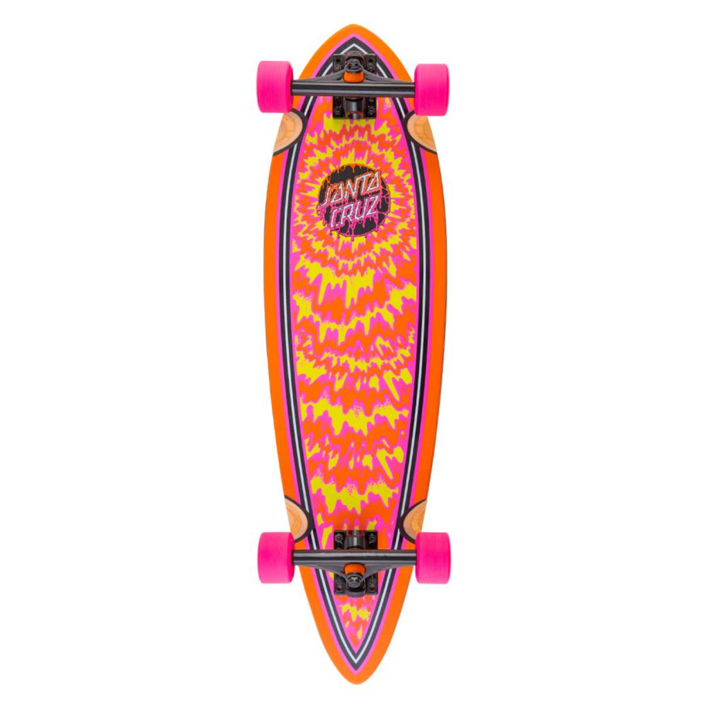 Santa Cruz Complete Toxic Dot Pintail Longboard - 33" - bottom