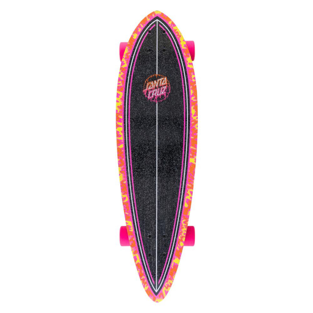 Santa Cruz Complete Toxic Dot Pintail Longboard - 33" - top