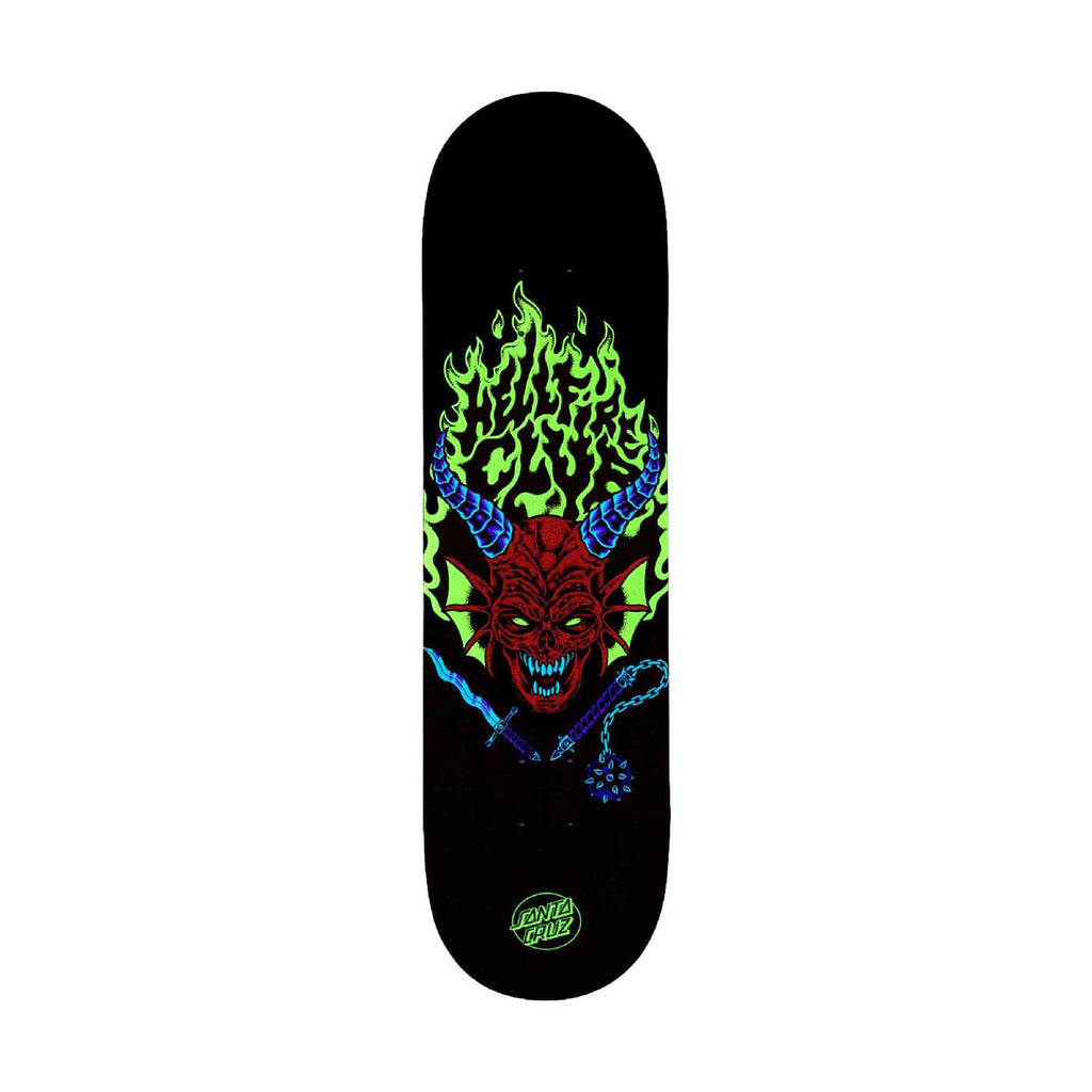 Santa Cruz x Stranger Things Hellfire Club Deck - 8.25"