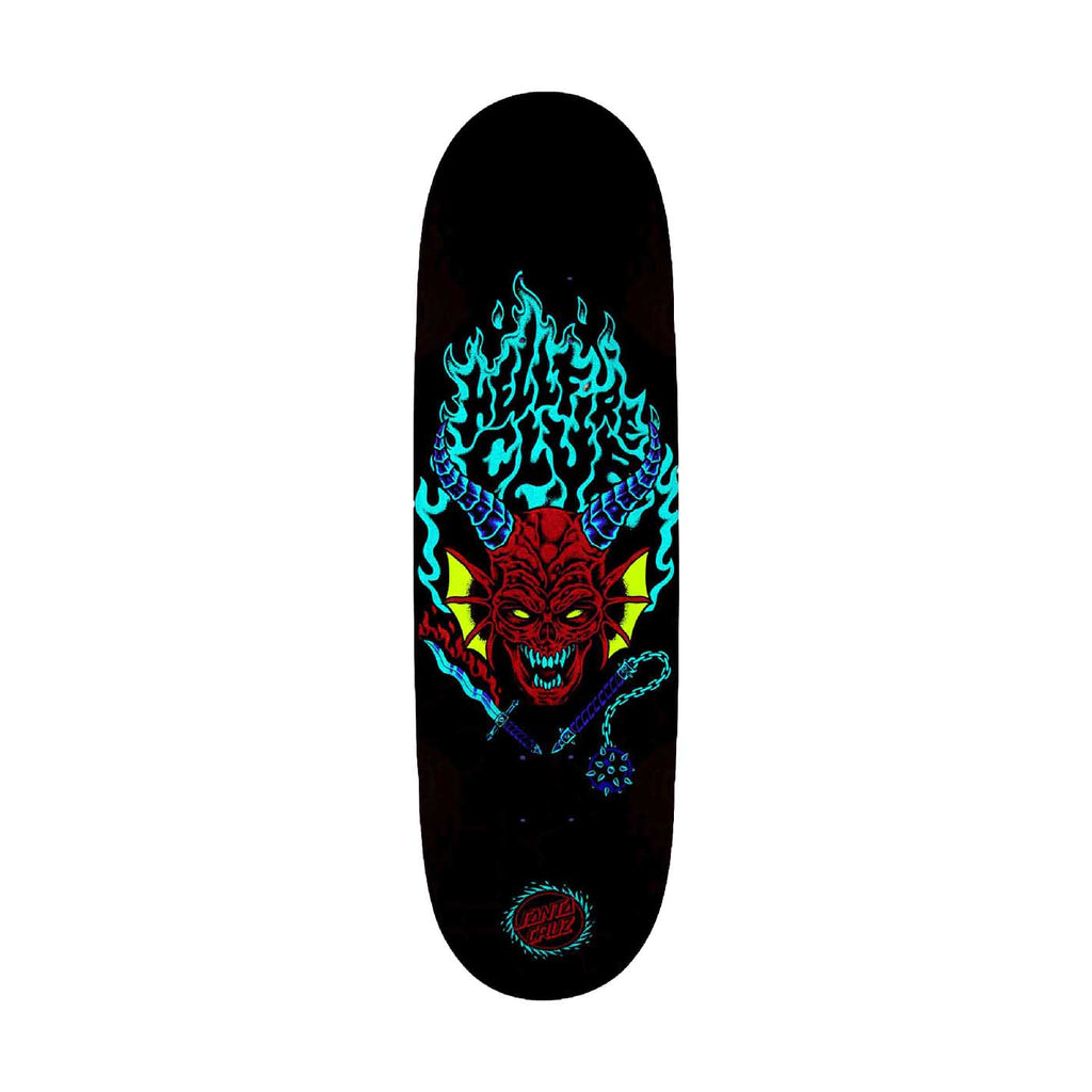 Santa Cruz x Stranger Things Hellfire Flame Deck - 9"