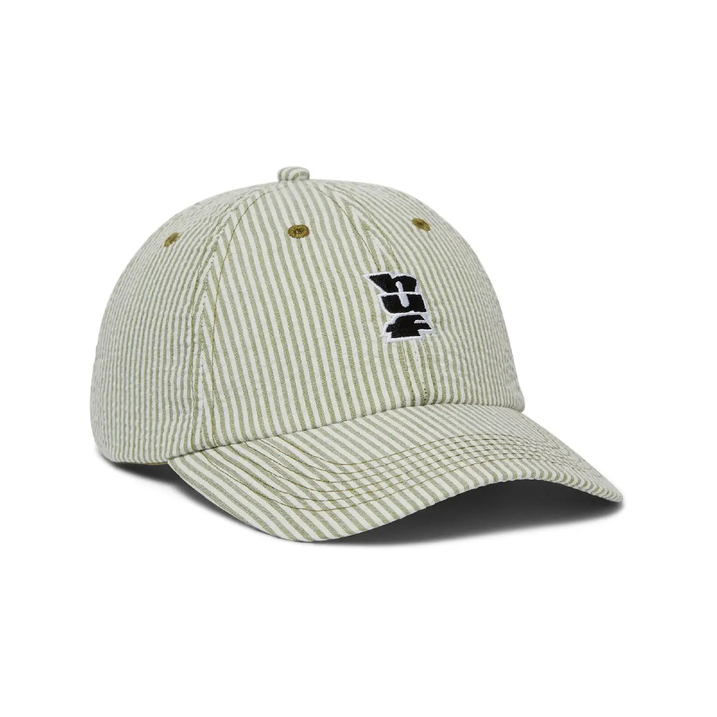 HUF Seersucker Megablast 6 Panel Cv Hat  - Green - main