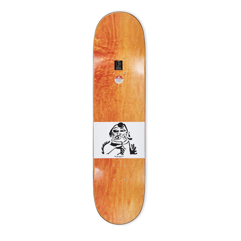 Polar Skate Co Shin Sanbongi Trophy Heads 8.5" Skateboard Deck - Top