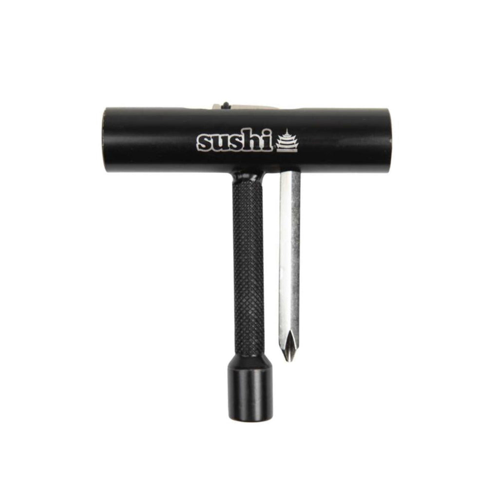 Black tool with 'sushi' branding on a white background