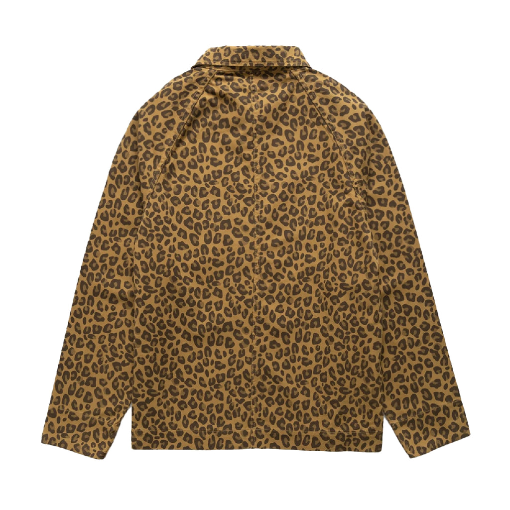 Service Works Leopard Front of House Jacket - Brown - back