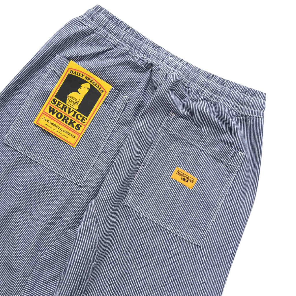 Service Works Canvas Chef Pant - Hickory - back pocket