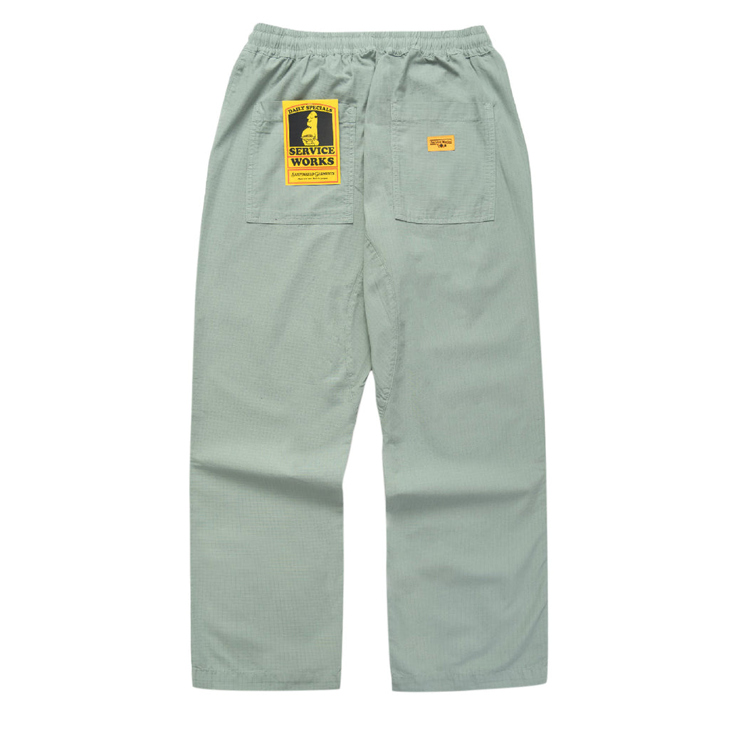 Service Works Ripstop Chef Pant - Sage - back