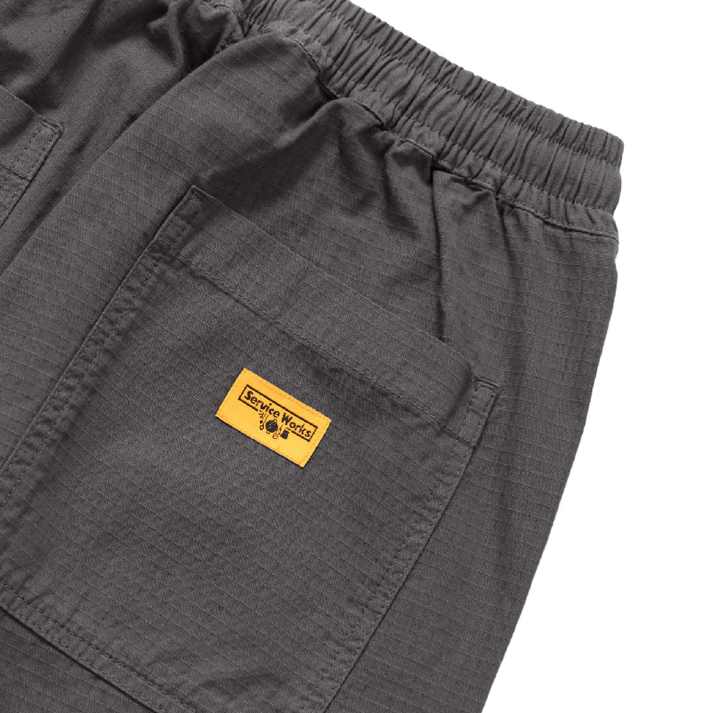 Service Works Ripstop Chef Pant - Washed Black - label