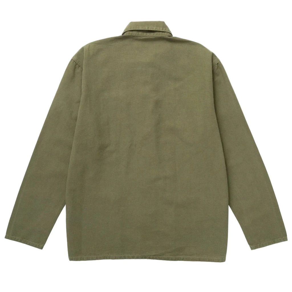 Service Works Canvas Chore Shirt - Olive - back