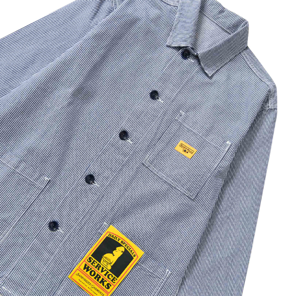Service Works Hickory Chore Shirt - Hickory - front