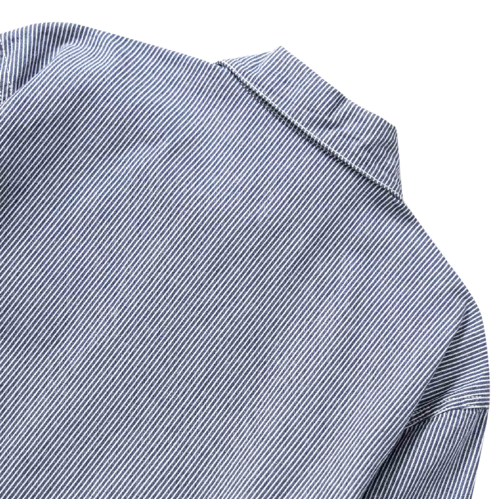 Service Works Hickory Chore Shirt - Hickory - back collar