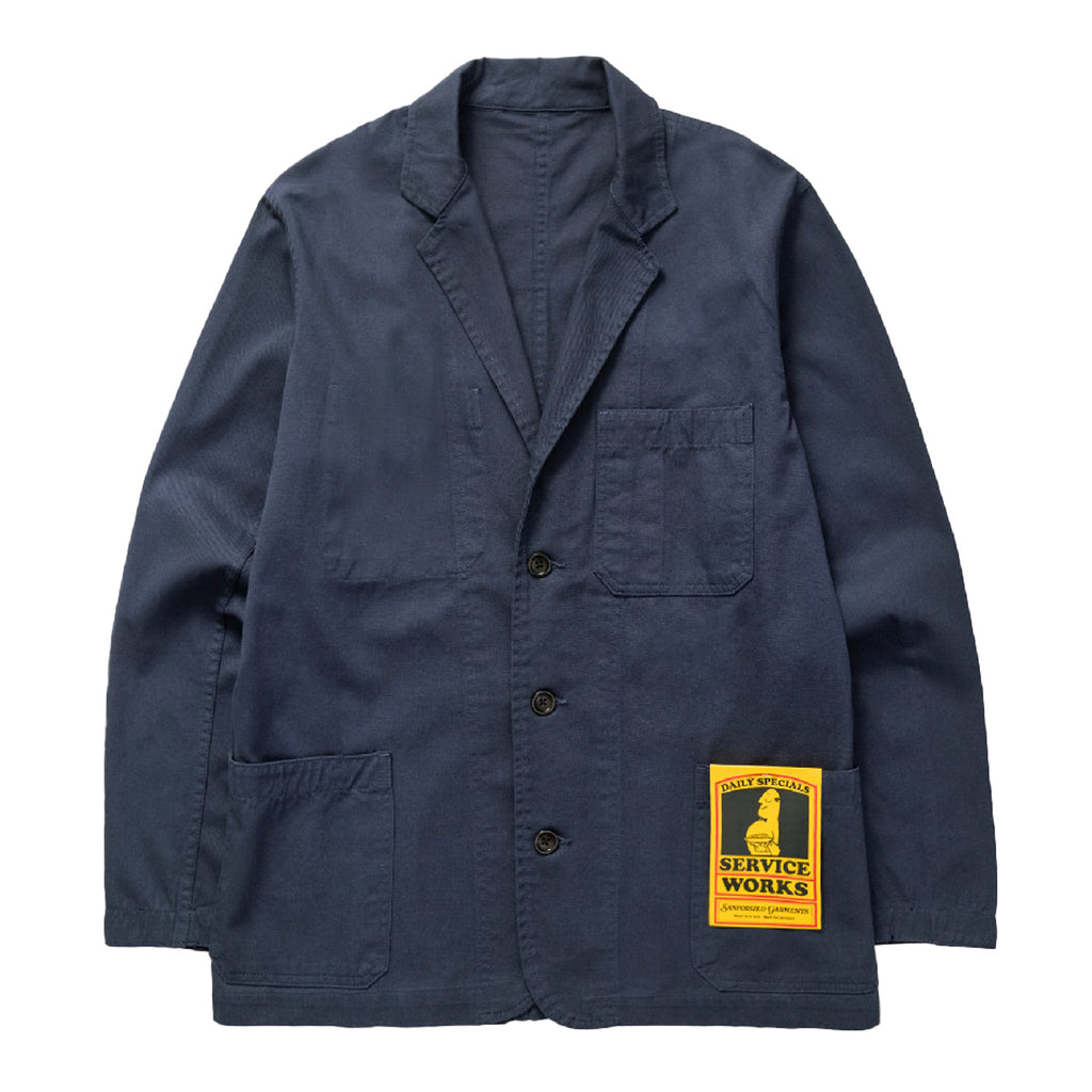 Service Works Drill Server Suit Jacket - Navy - main